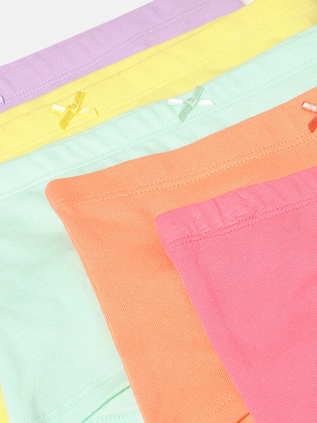 Girls Boyshorts Multicolor Combo Pack of 5