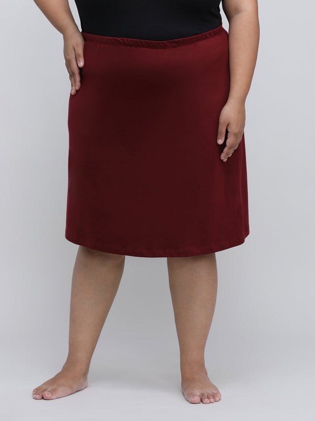 Women's Bottom Short Slip_Brown