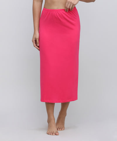 Women's Bottom Long Slip_Dark Pink