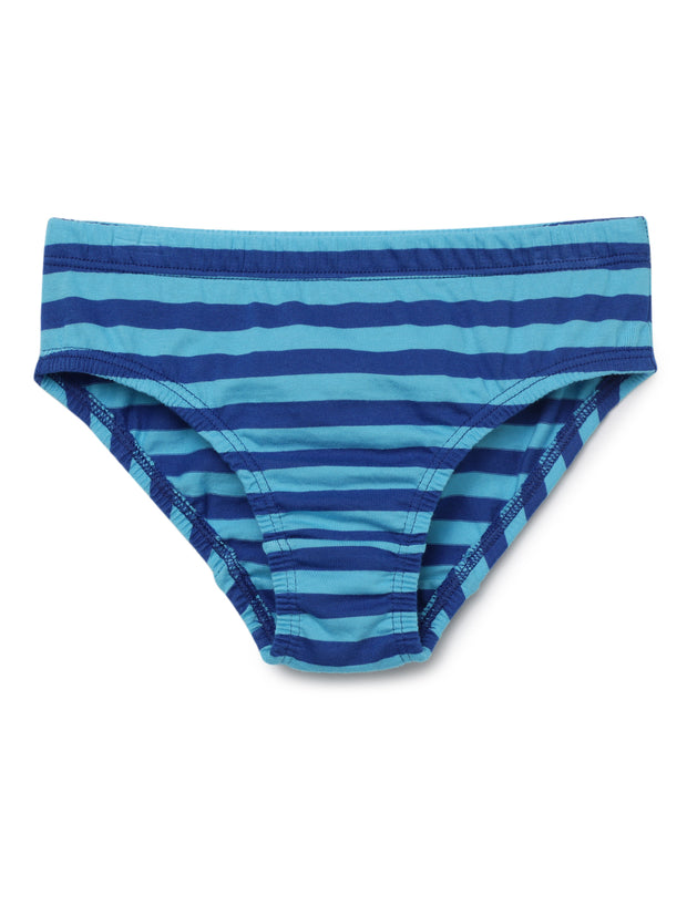 Boys  Brief Truck printed & Striped brief pack of 3