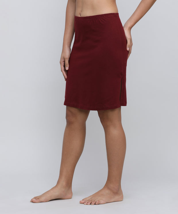 Women's Bottom Short Slip_Brown