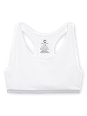 Girls Beginners Sports Bra White and Nude (Pack of 2)