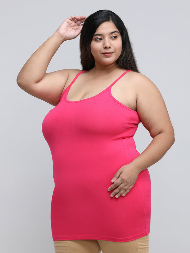 Cami Vest -Dark Pink