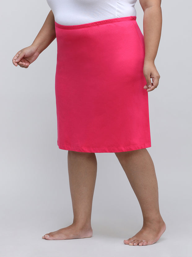 Women's Bottom Short Slip_Dark Pink