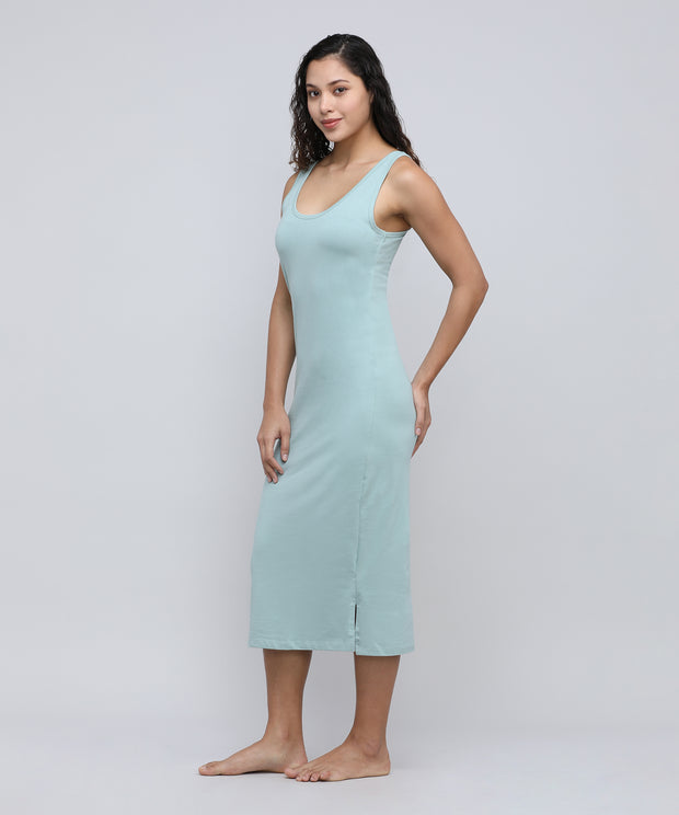 Women's Long Slip_Green