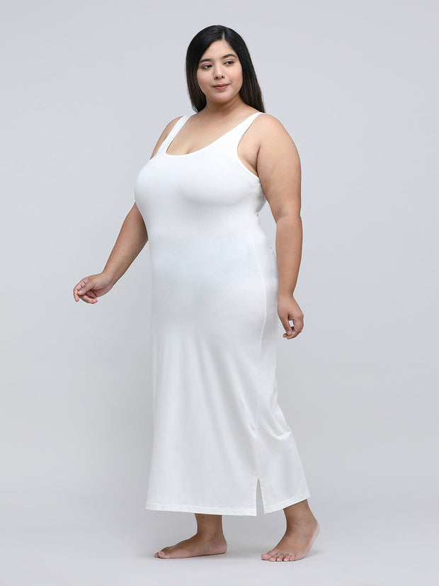 Women's Long Slip_Off White