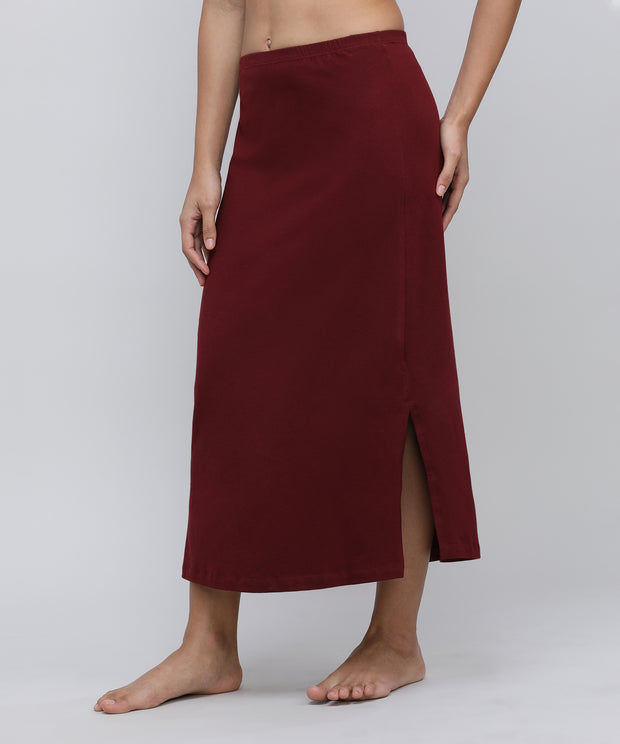 Women's Bottom Long Slip_Brown