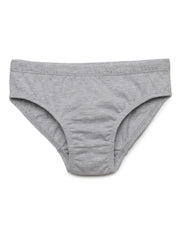 Boys Cotton Brief Grey Pack of 3