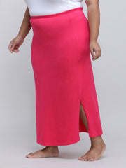 Women's Bottom Long Slip_Dark Pink