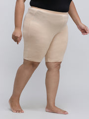 Women's Solid Nude Color Inner Shorts