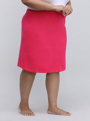 Women's Bottom Short Slip_Dark Pink