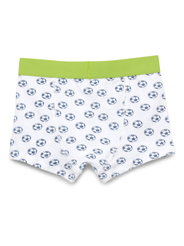 Boys Outer Elastic  Football Printed Trunk  Pack of 2
