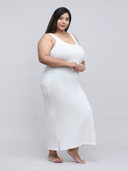 Women's Long Slip_Off White