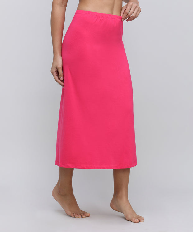 Women's Bottom Long Slip_Dark Pink