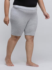 Women's Solid Gray Color Inner Shorts