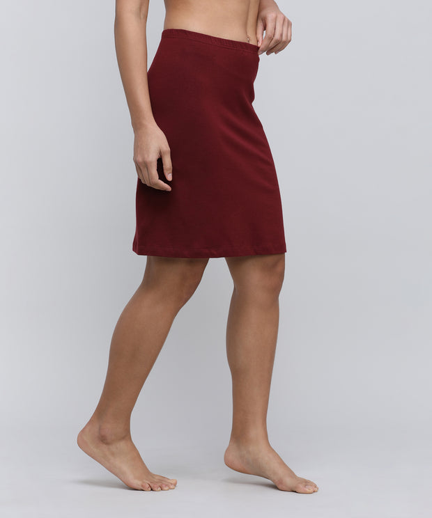 Women's Bottom Short Slip_Brown