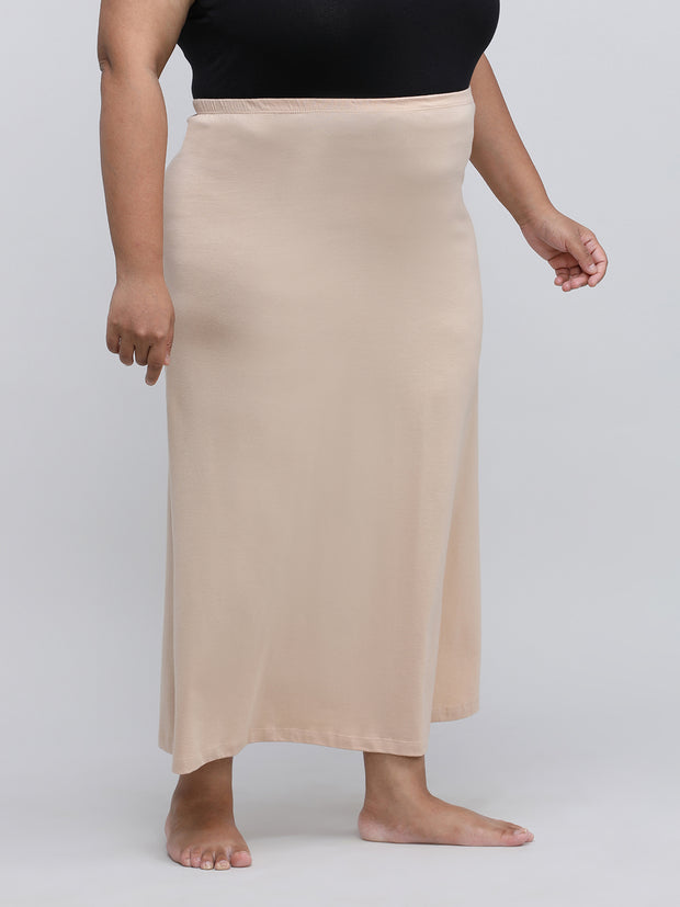 Women's Bottom Long Slip_Beige