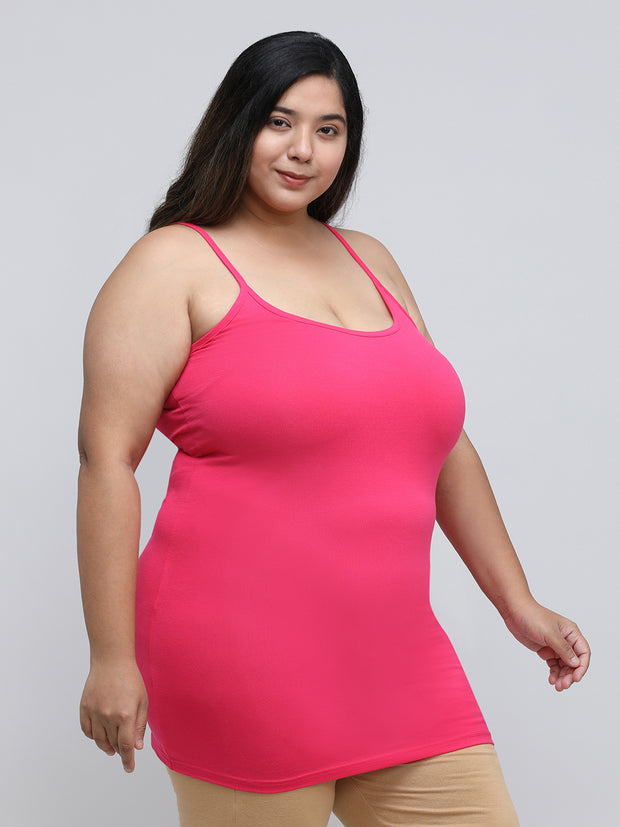 Cami Vest -Dark Pink