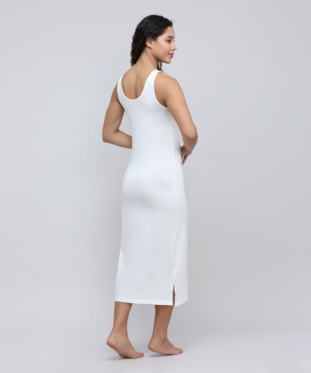 Women's Long Slip_Off White