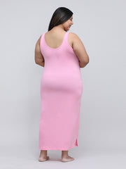 Women's Long Slip_Pink
