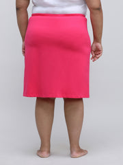 Women's Bottom Short Slip_Dark Pink