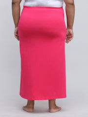 Women's Bottom Long Slip_Dark Pink
