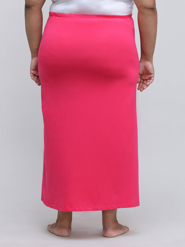 Women's Bottom Long Slip_Dark Pink