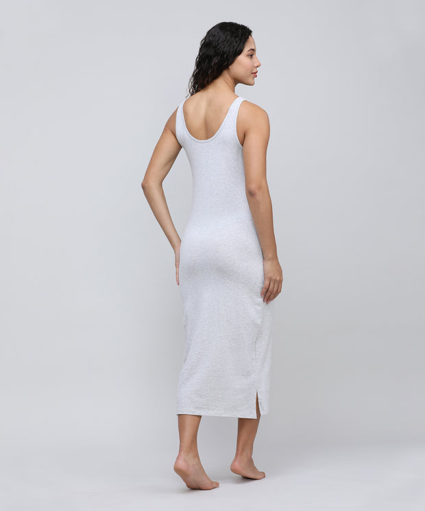 Women's Long Slip_Grey