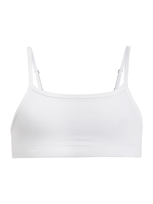 Girls Beginners Bra Leo print & Solid White pack of 2