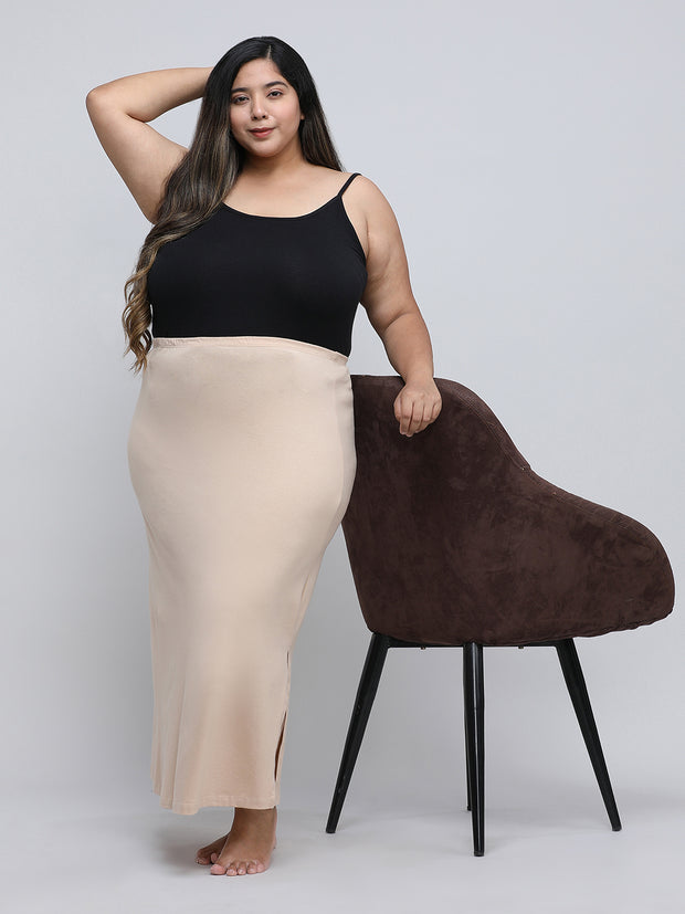 Women's Bottom Long Slip_Beige