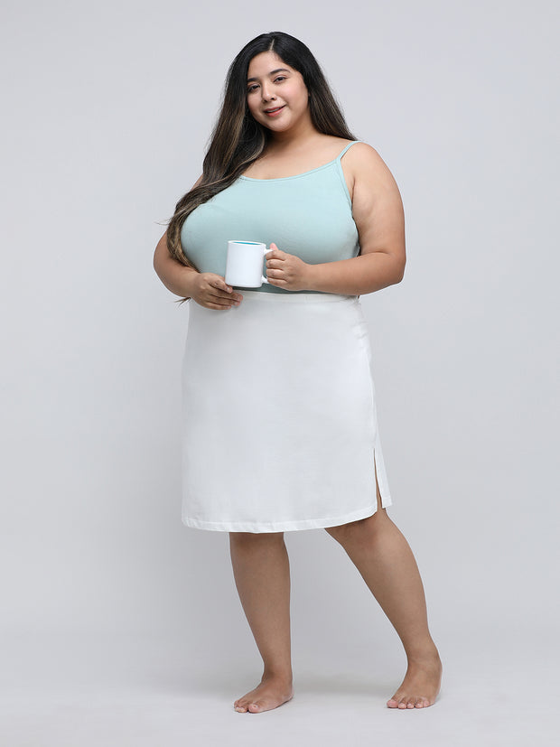 Women's Bottom Short Slip_ Off White