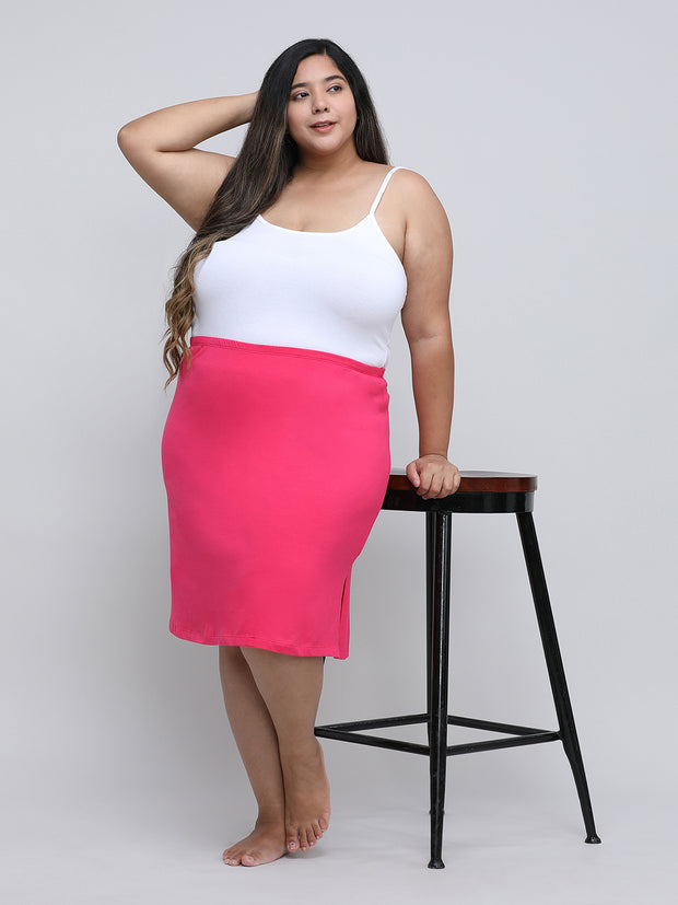 Women's Bottom Short Slip_Dark Pink