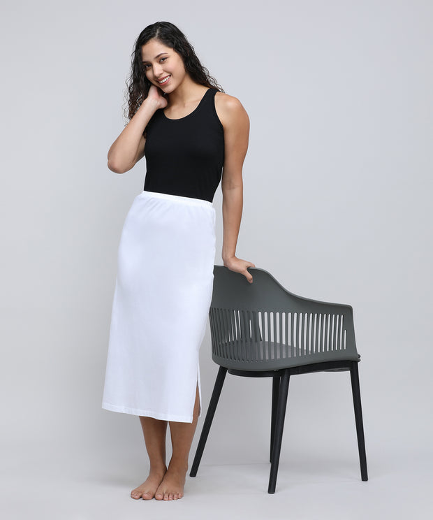 Womens Bottom Long Slip _ White
