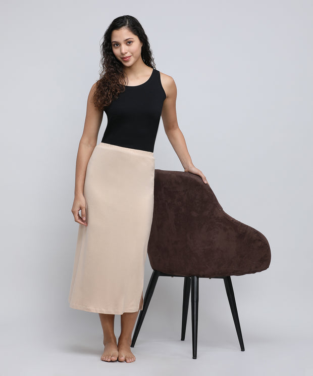 Women's Bottom Long Slip_Beige