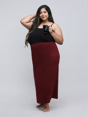 Women's Bottom Long Slip_Brown