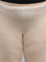 Women's Solid Nude Color Inner Shorts