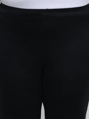 Women's Solid Black Color Inner Shorts