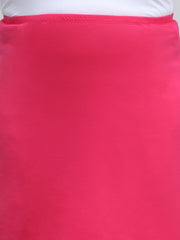 Women's Bottom Short Slip_Dark Pink