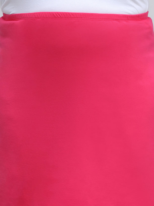 Women's Bottom Short Slip_Dark Pink