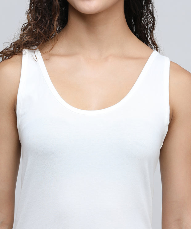 Women's Long Slip_Off White