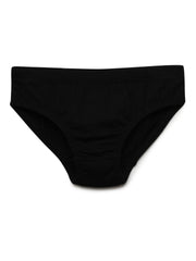 Boys Cotton Brief Black Pack of 3