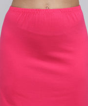 Women's Bottom Long Slip_Dark Pink