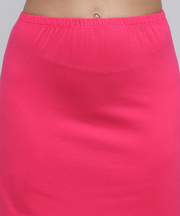 Women's Bottom Long Slip_Dark Pink