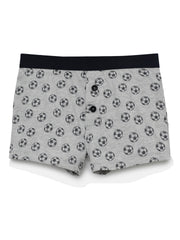Boys  Boxer Outer Elastic  Football printed Pack of 3