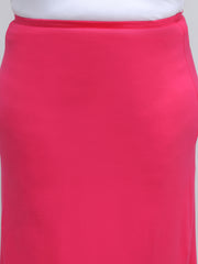 Women's Bottom Long Slip_Dark Pink