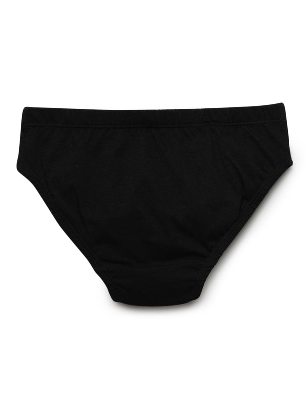 Boys Cotton Solid Color  Briefs Pack of 3