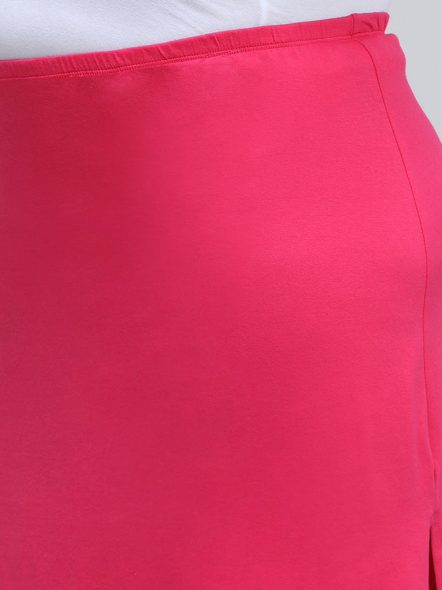 Women's Bottom Short Slip_Dark Pink
