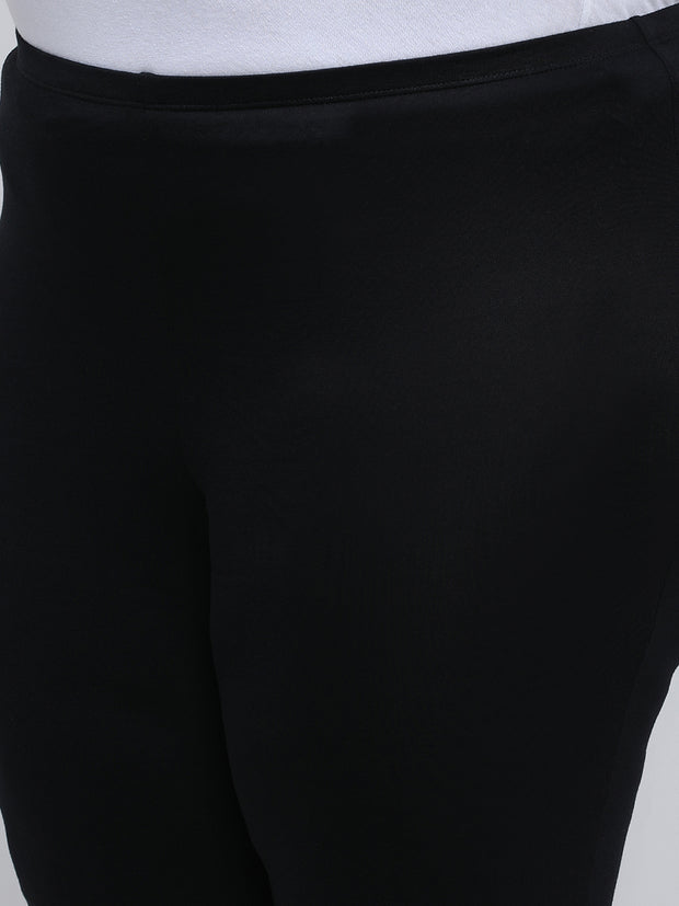 Women's Solid Black Color Inner Shorts