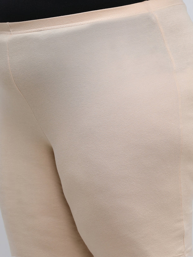Women's Solid Nude Color Inner Shorts