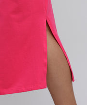 Women's Bottom Long Slip_Dark Pink